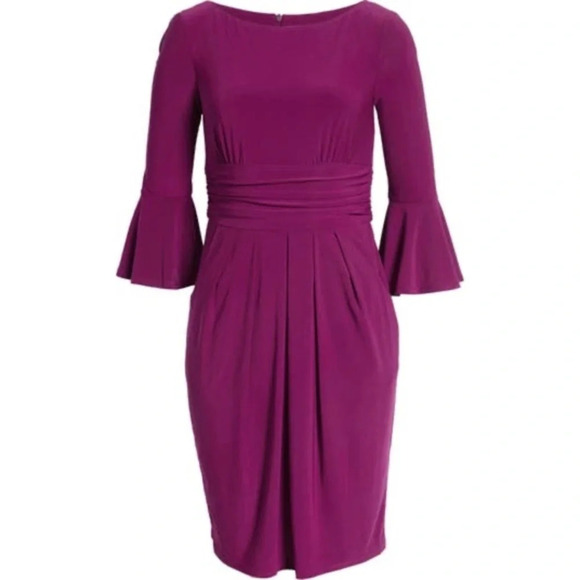 ELIZA J Bell Sleeve Fit & Flare Dress - Picture 4 of 14